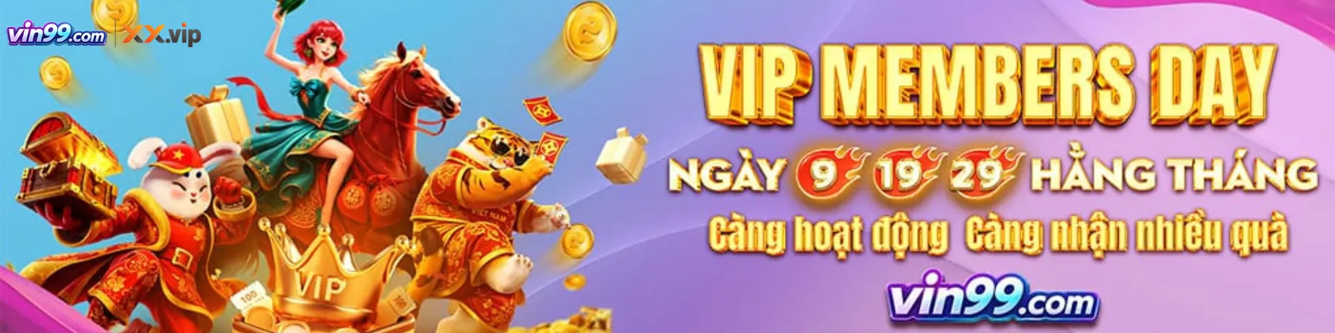 ngày hội thành viên 9 - 19 29 hàng tháng tại VIn99